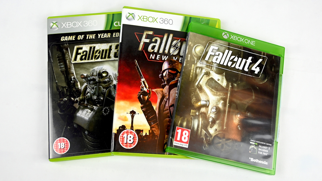 Fallout video game series ( 3, new vegas and 4) &ndash; Wales, UK &ndash; 31 January 2024