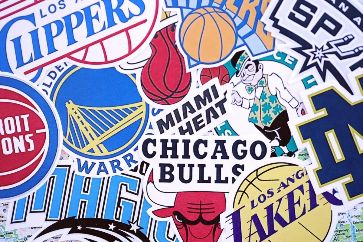 NBA teams stickers