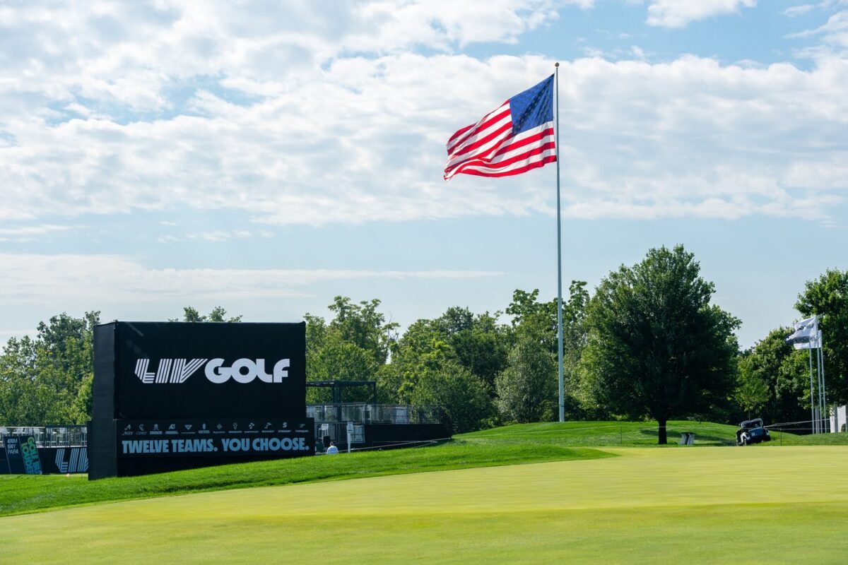 LIV Golf sign
