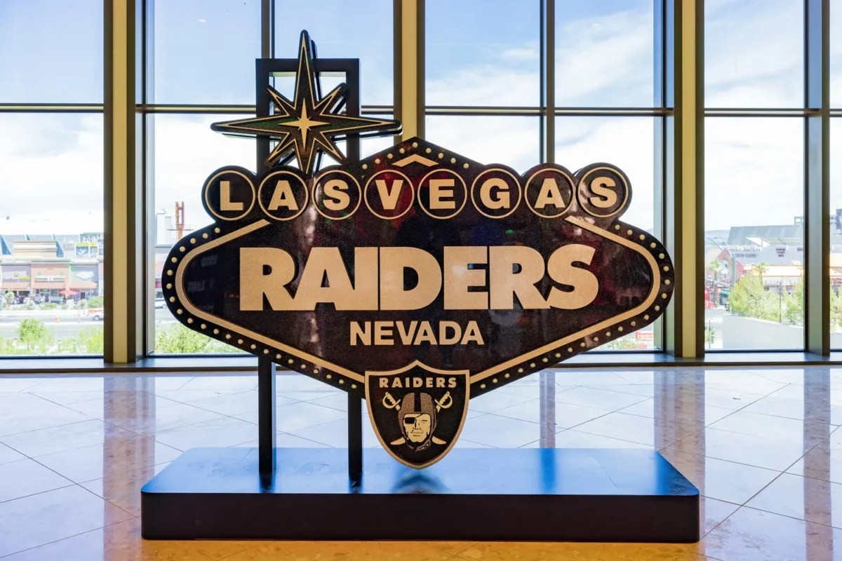 Las Vegas Raiders sign