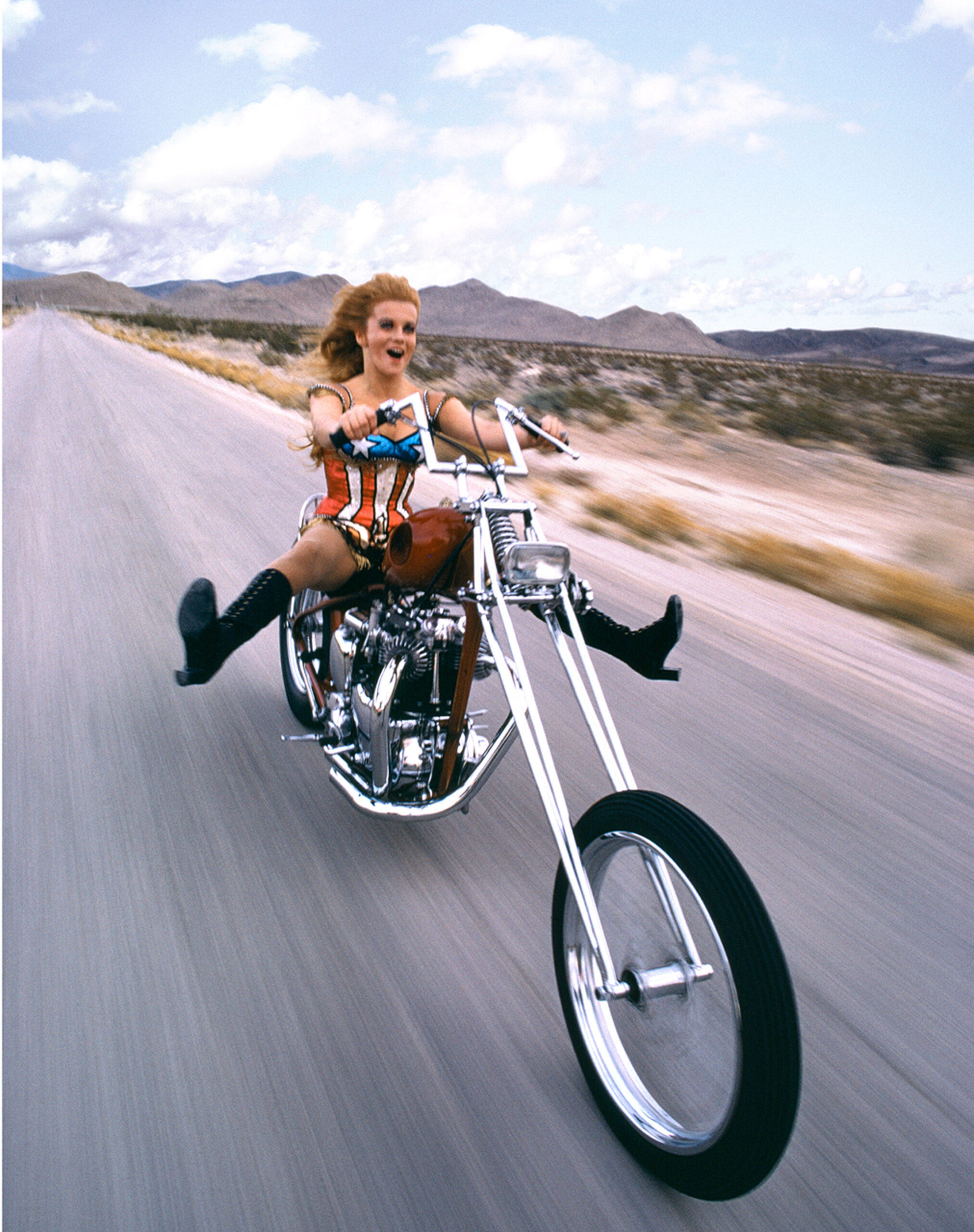01-Ann Margret on Motorcycle 37x47-2880-Douglas-Kirkland-2880