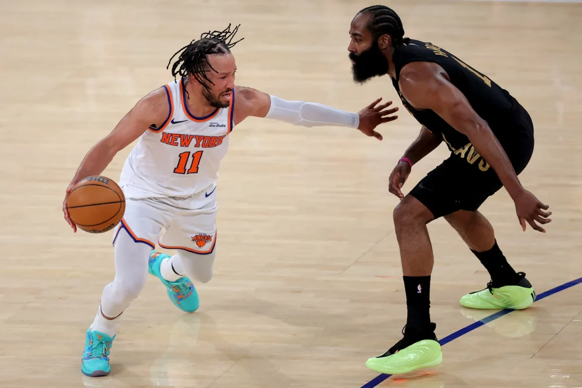 New York Knicks Jalen Brunson v Cleveland Cavs