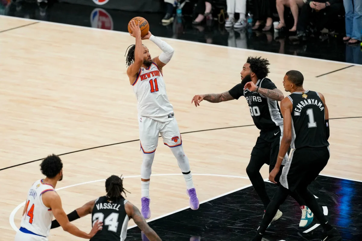 Jalen Brunson New York Knicks v San Antonio Spurs