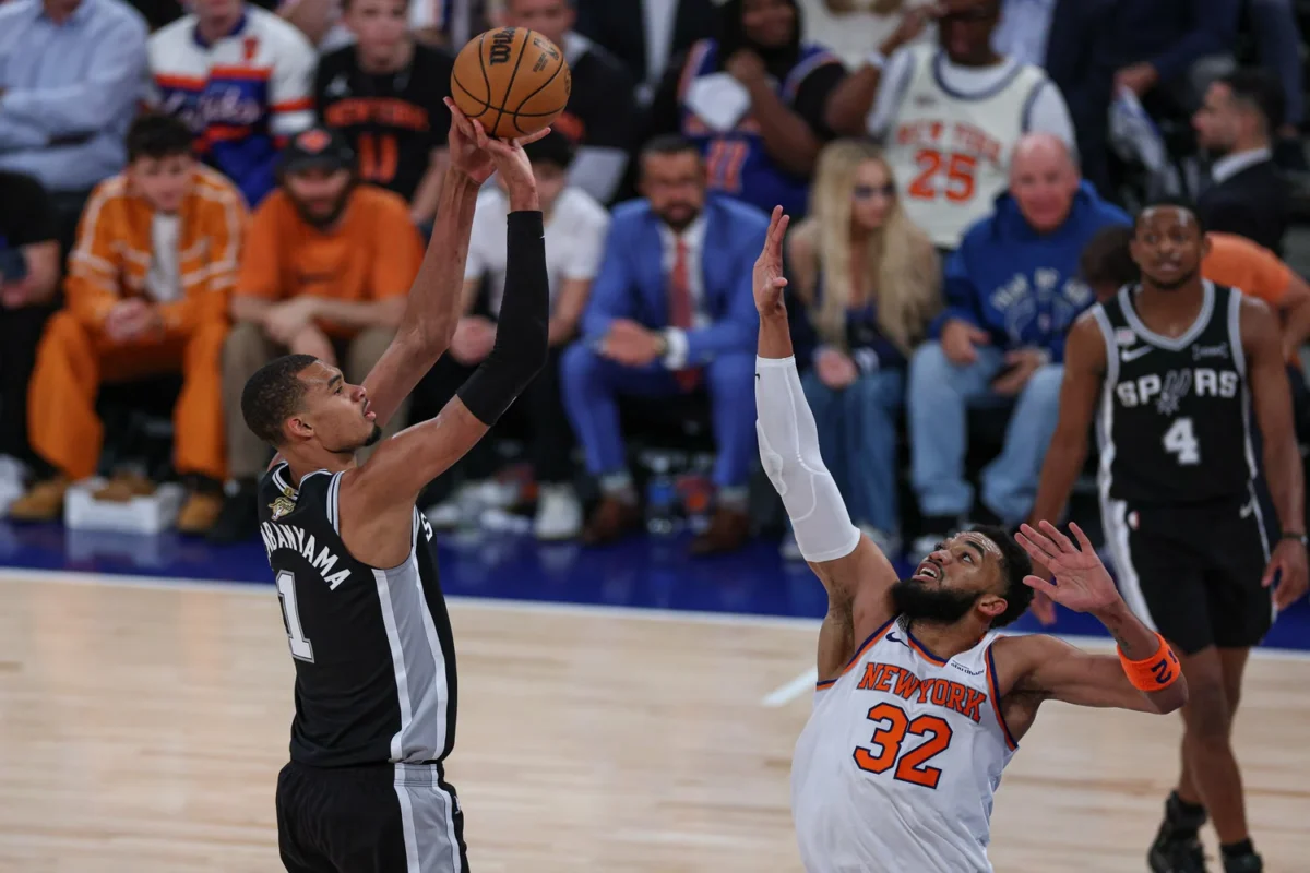Spurs v Knicks, Victor Wembanyama