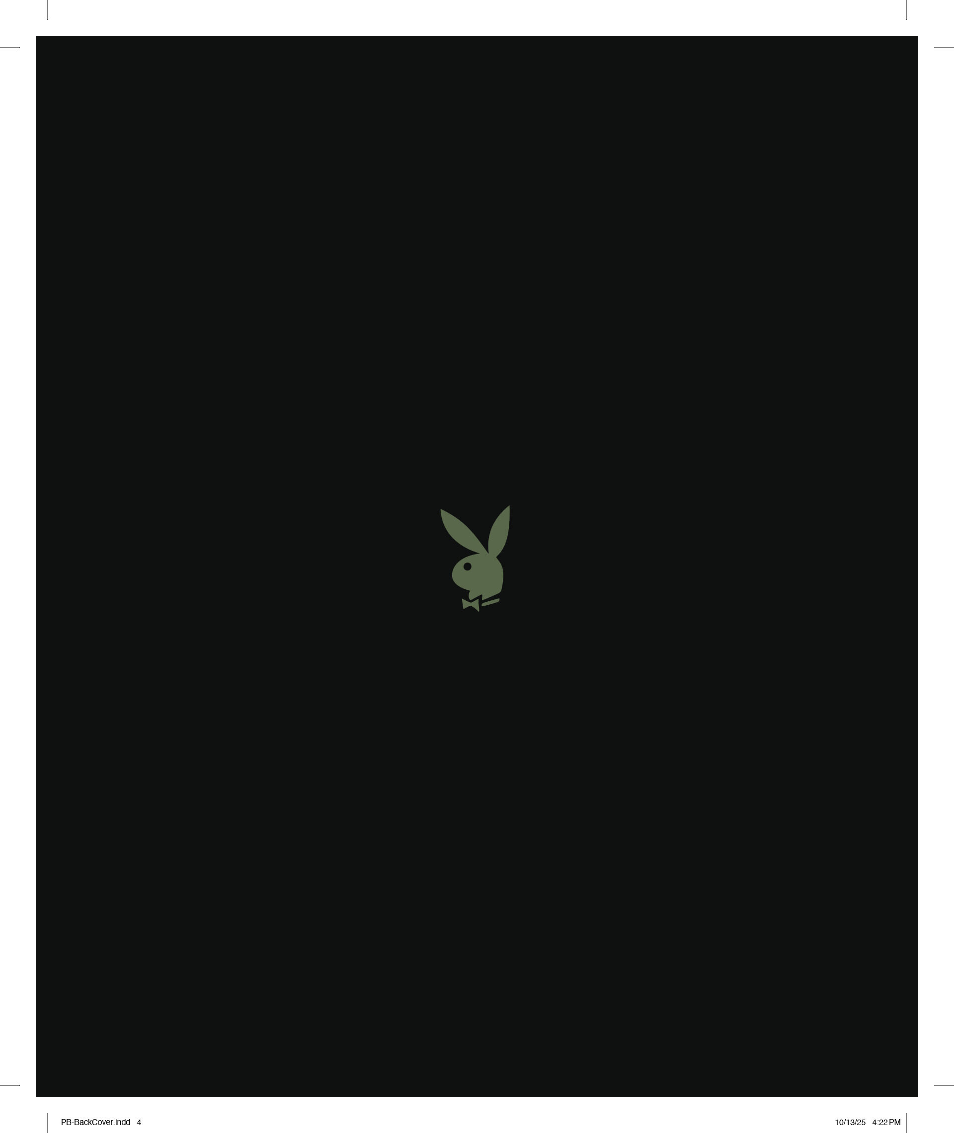 Playboy — Winter 2025 — back cover